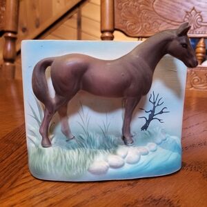 Beautiful vintage Horse planter